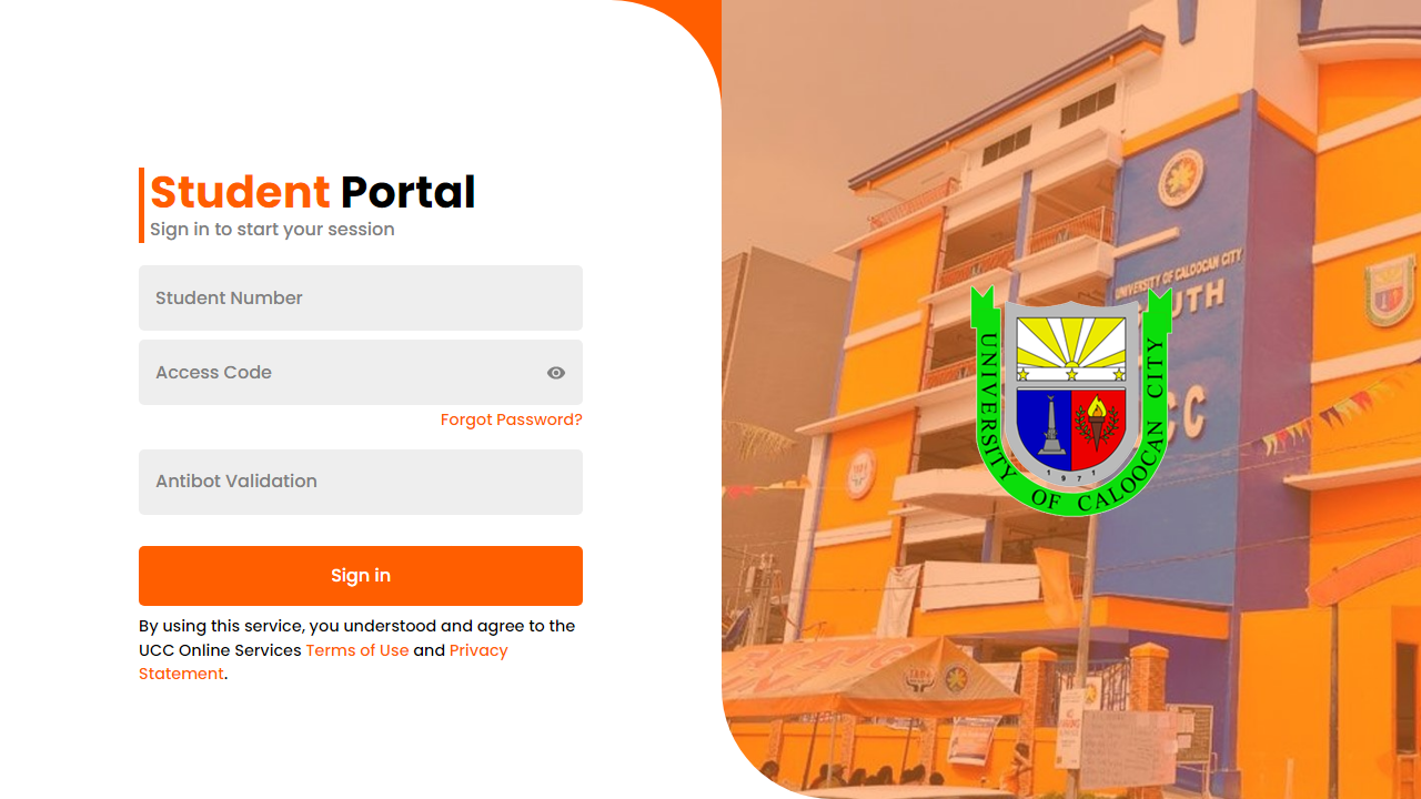 UCC Student Portal